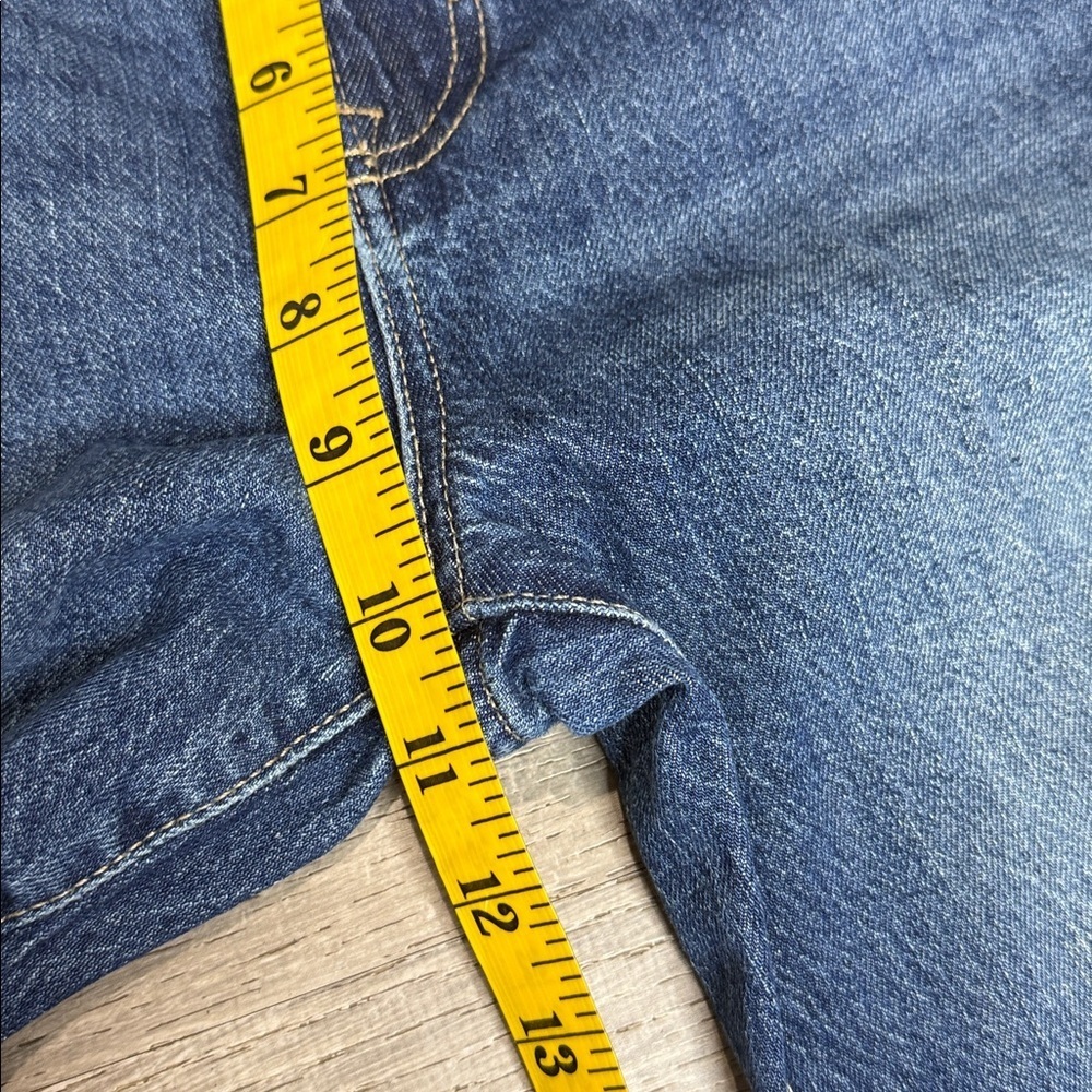 GAP Denim High Rise Universal Slim Boyfriend Ankle Jeans Blue Sz 4/27 - Picture 9 of 12